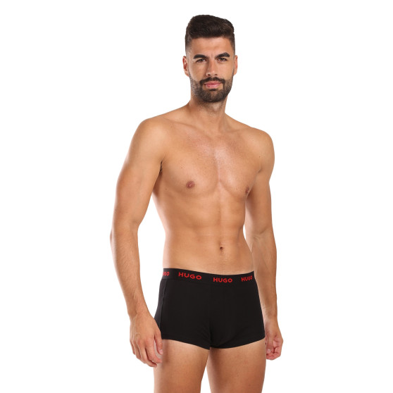 3PACK Herren Klassische Boxershorts HUGO mehrfarbig (50517894 980)