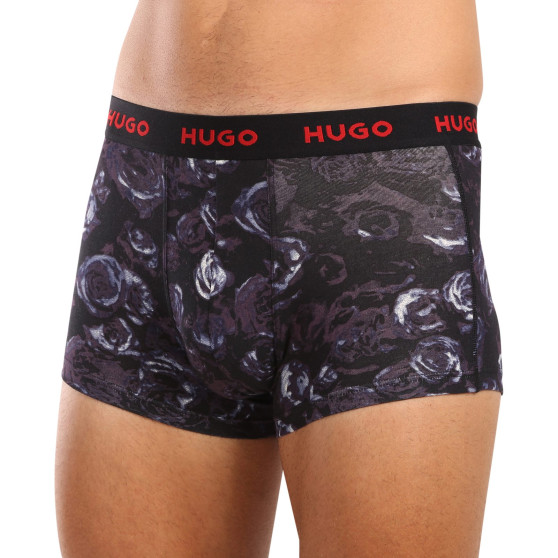 3PACK Herren Klassische Boxershorts HUGO mehrfarbig (50517894 982)