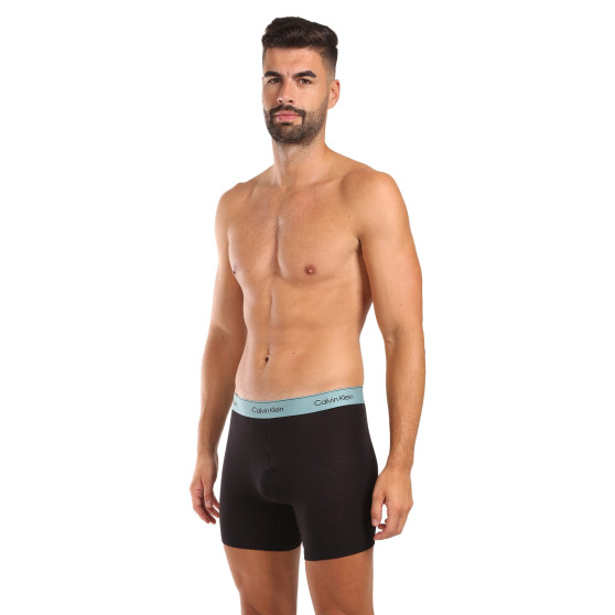 3PACK Herren Klassische Boxershorts Calvin Klein schwarz (NB3964A-U2Y)