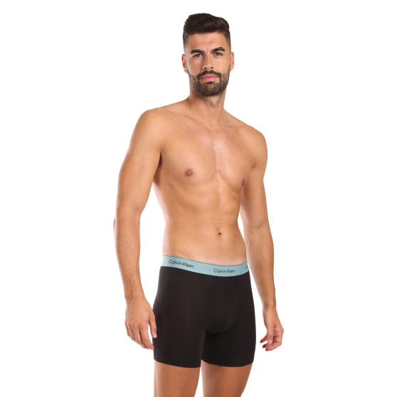 3PACK Herren Klassische Boxershorts Calvin Klein schwarz (NB3964A-U2Y)