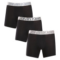 3PACK Herren Klassische Boxershorts Calvin Klein schwarz (NB3131A-PZE)