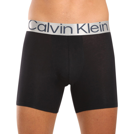 3PACK Herren Klassische Boxershorts Calvin Klein schwarz (NB3131A-PZE)