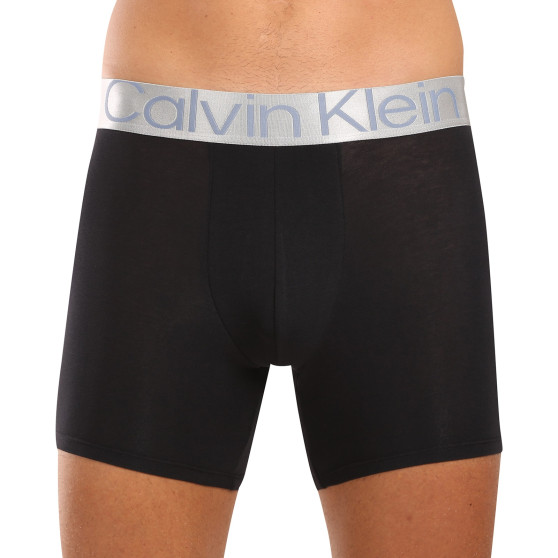 3PACK Herren Klassische Boxershorts Calvin Klein schwarz (NB3131A-PZE)