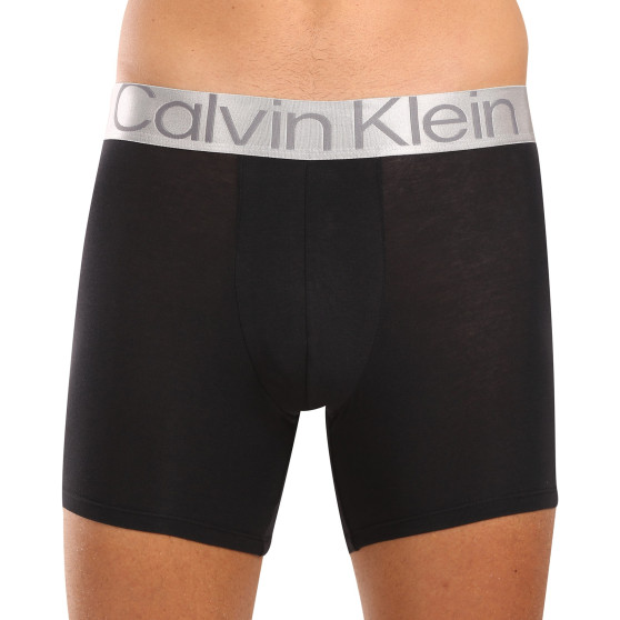 3PACK Herren Klassische Boxershorts Calvin Klein schwarz (NB3131A-PZE)