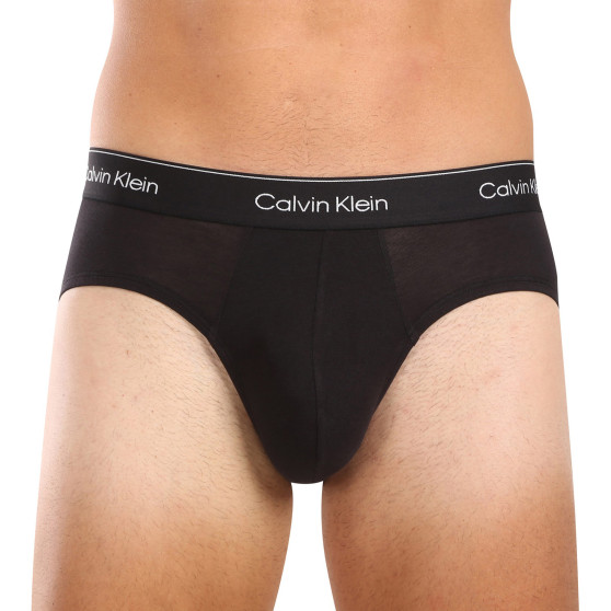 3PACK Herren Slips Calvin Klein schwarz (NB3962A-TM6)