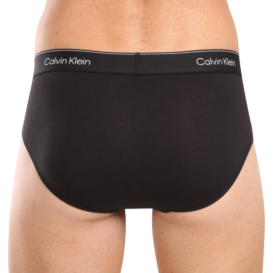 3PACK Herren Slips Calvin Klein schwarz (NB3962A-TM6)