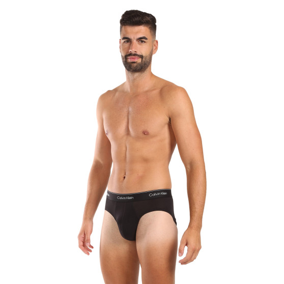 3PACK Herren Slips Calvin Klein schwarz (NB3962A-TM6)