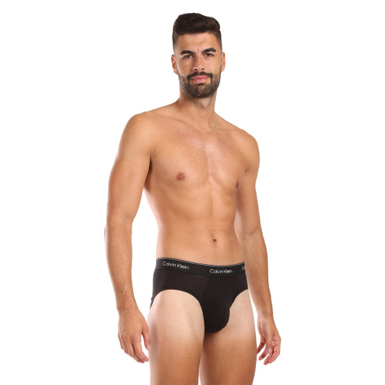 3PACK Herren Slips Calvin Klein schwarz (NB3962A-TM6)