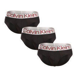 3PACK Herren Slips Calvin Klein schwarz (NB3073A-Q09)