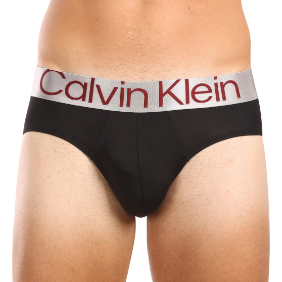 3PACK Herren Slips Calvin Klein schwarz (NB3073A-Q09)