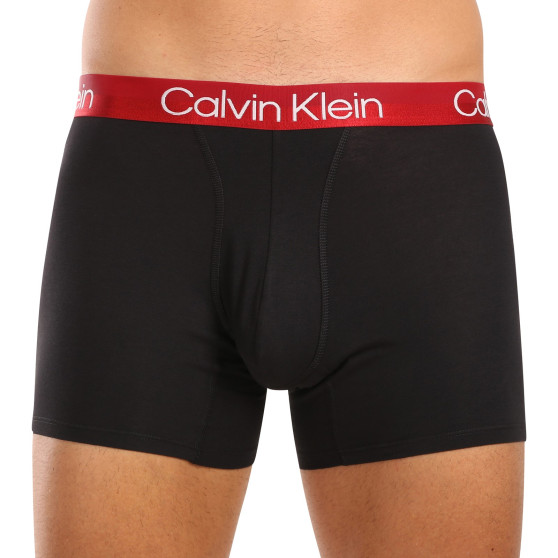 3PACK Herren Klassische Boxershorts Calvin Klein schwarz (NB2971A-PZI)