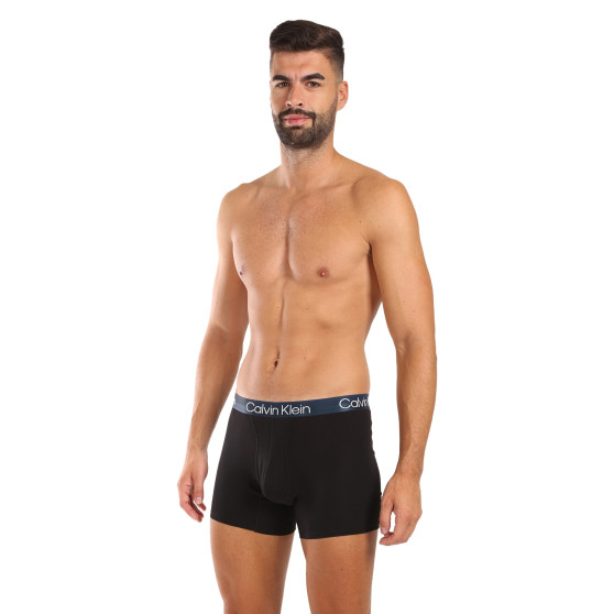 3PACK Herren Klassische Boxershorts Calvin Klein schwarz (NB2971A-PZI)