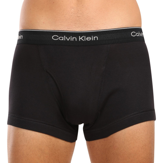 3PACK Herren Klassische Boxershorts Calvin Klein schwarz (NB4002A-PRU)