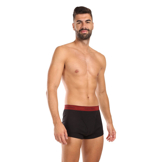 3PACK Herren Klassische Boxershorts Calvin Klein schwarz (NB4002A-PRU)