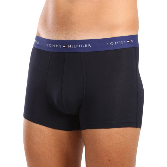 3PACK Herren Klassische Boxershorts Tommy Hilfiger dunkelblau (UM0UM02763 0WN)