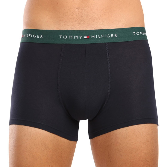 3PACK Herren Klassische Boxershorts Tommy Hilfiger dunkelblau (UM0UM02763 0WN)