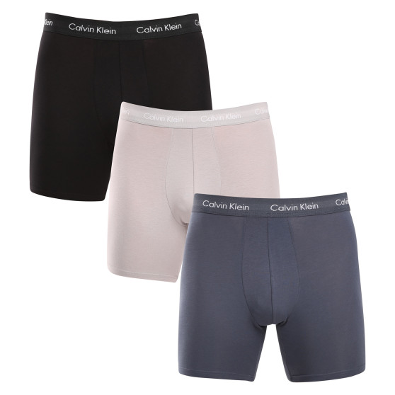 3PACK Herren Klassische Boxershorts Calvin Klein mehrfarbig (NB1770A-QRH)