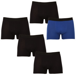 5PACK Herren Klassische Boxershorts Nedeto mehrfarbig (5NDTB1001)